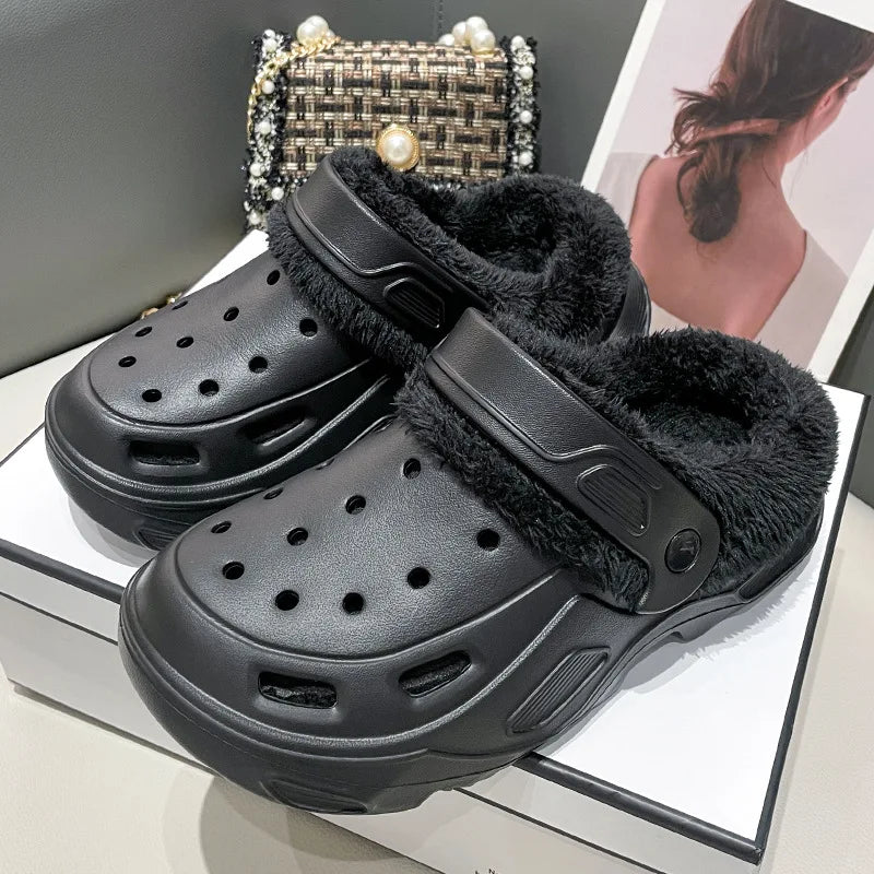 Cozy Cloud EVA Padded Platform Slippers