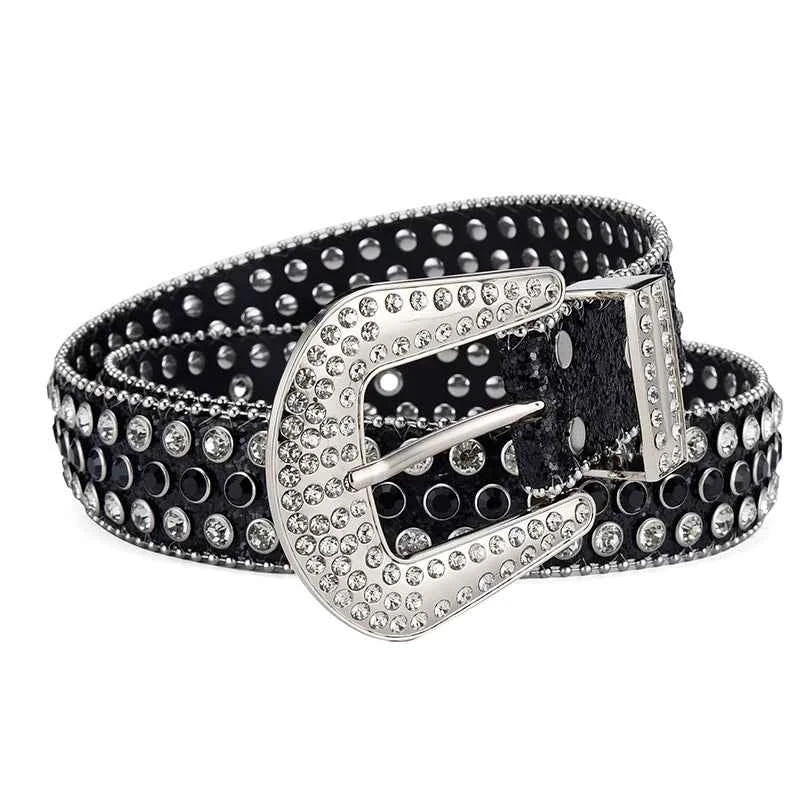 DCDG ShineRivet Belt™ – Y2K Punk Denim Edition