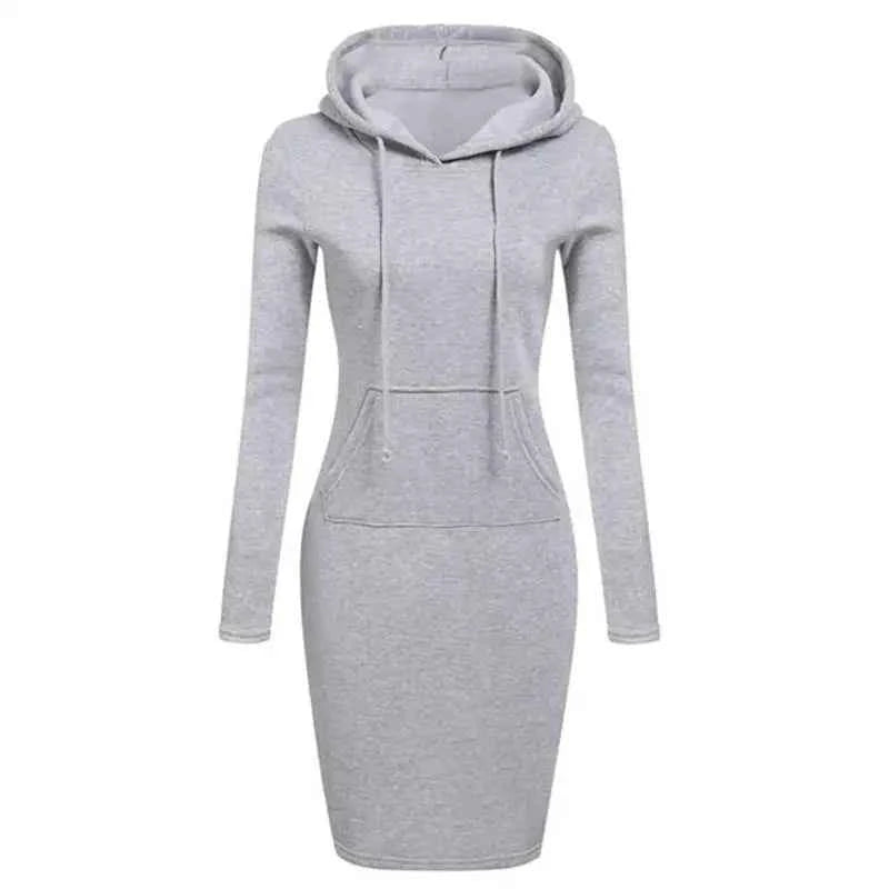 TrendPop Cozy Hooded Dress
Women’s Hooded Pullover Dress – Casual Loose-Fit Hoodie Dress, Autumn/Winter