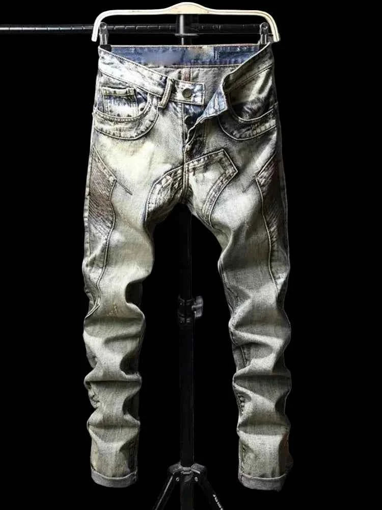 Vintage Straight Leg Jeans (Men’s Classic Casual Denim Pants)