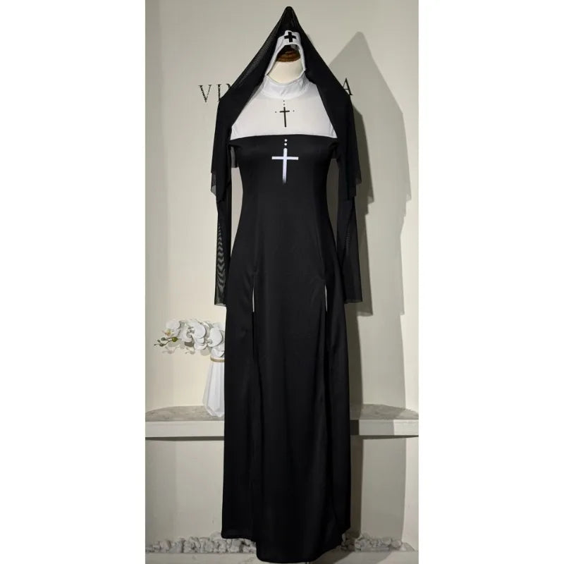 ✨ Women’s Sexy Anime Nun Cosplay Set