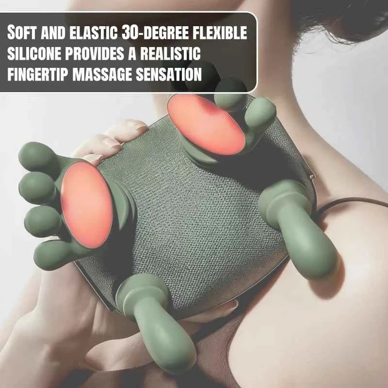 Neck Massager 2026 Electric Shoulder & Cervical Massage Deep Tissue Body Massager Almost Real Person Massager