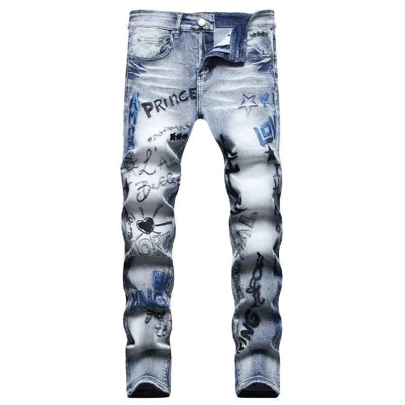 DCDG Punk Straight Jeans – Embroidered Street Edition