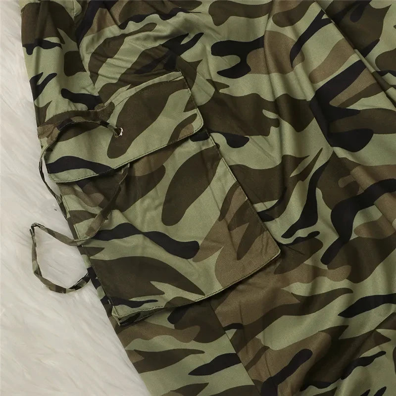 Urban Camo Ruched Midi Skirt — TrendPop-Creations: Pop Your Style. Own Your Trend.