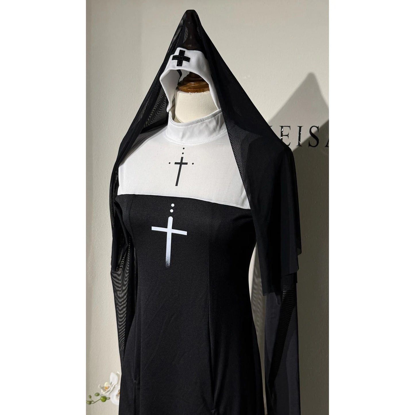 ✨ Women’s Sexy Anime Nun Cosplay Set