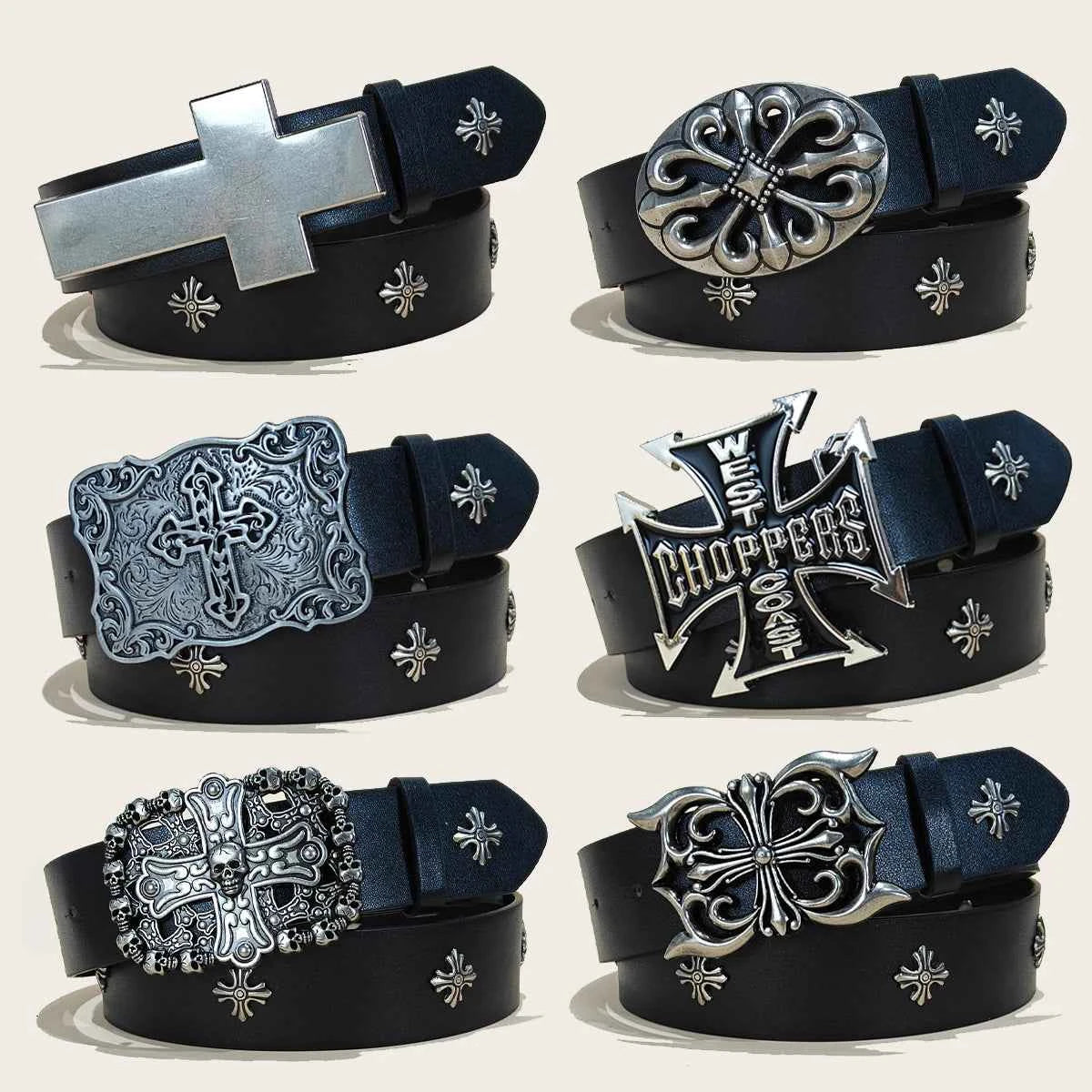 DCDG CrossRivet Belt™ – Punk Metal Street Edition