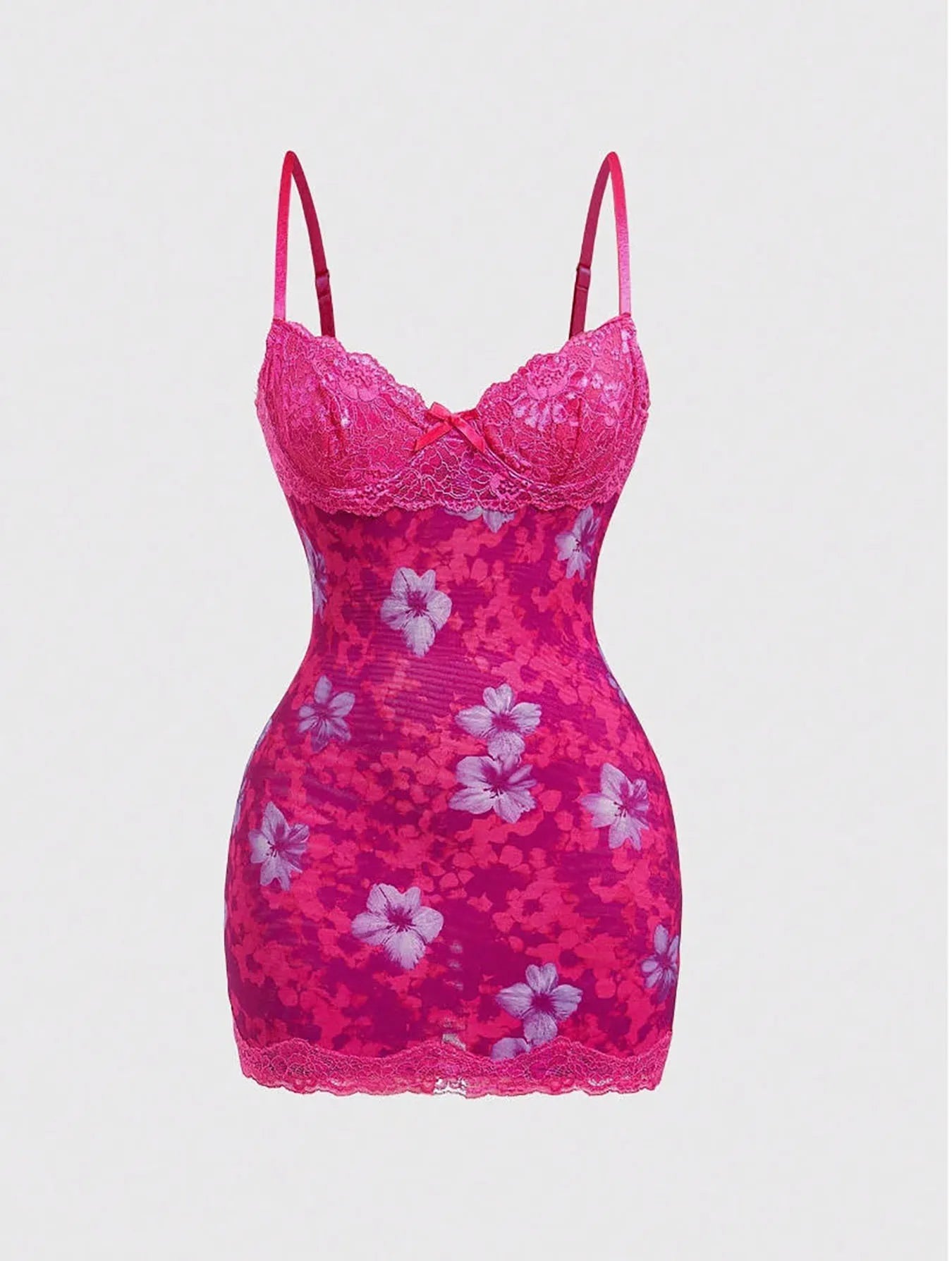 Minivestido con estampado audaz sin espalda DCDG (Vestido con tirantes finos para mujer)
