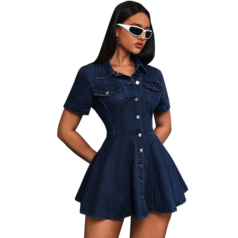 Denim Downtown Mini Dress