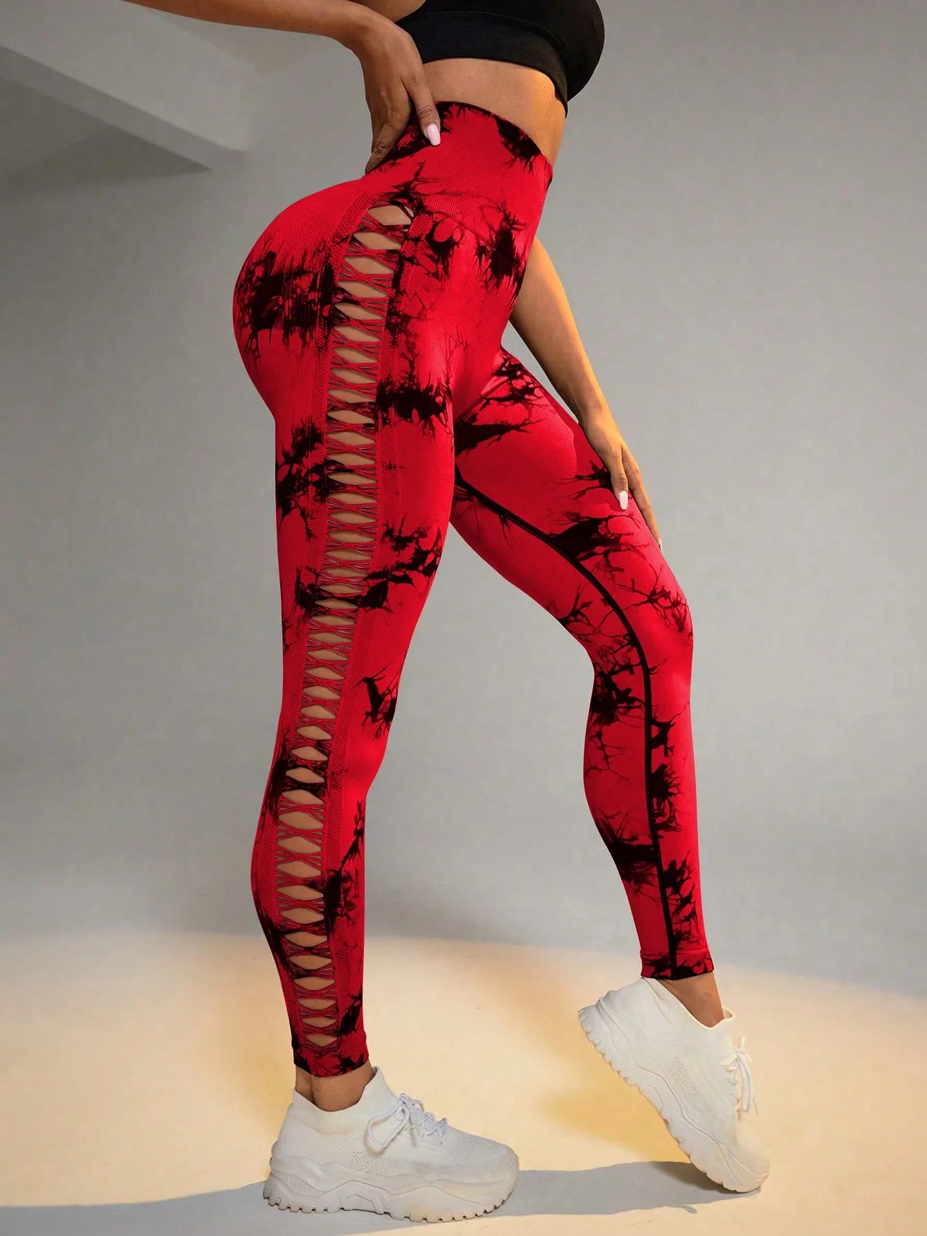 Tie Dye Seamless Scrunch Leggings