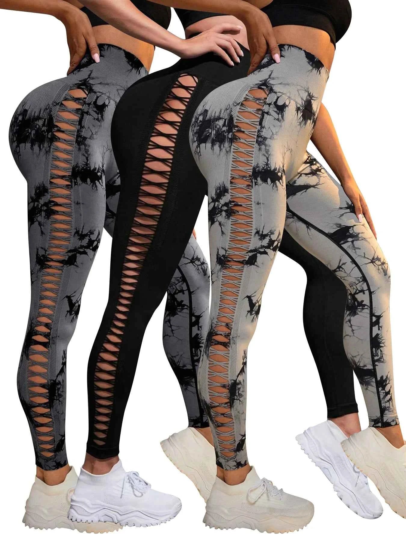 Tie Dye Seamless Scrunch Leggings