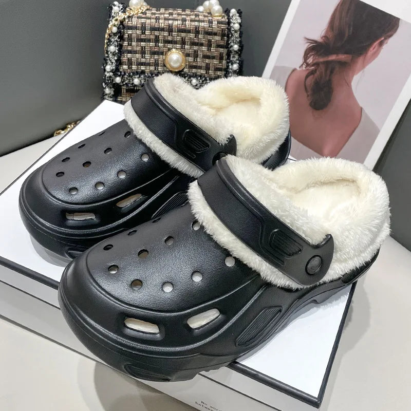 Cozy Cloud EVA Padded Platform Slippers