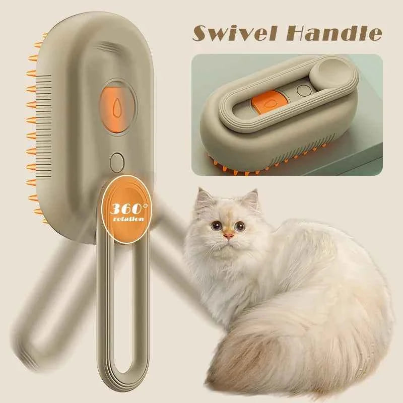 3-in-1 Steam Grooming Brush – Detangle. Clean. Upgrade Your Pet’s Routine.