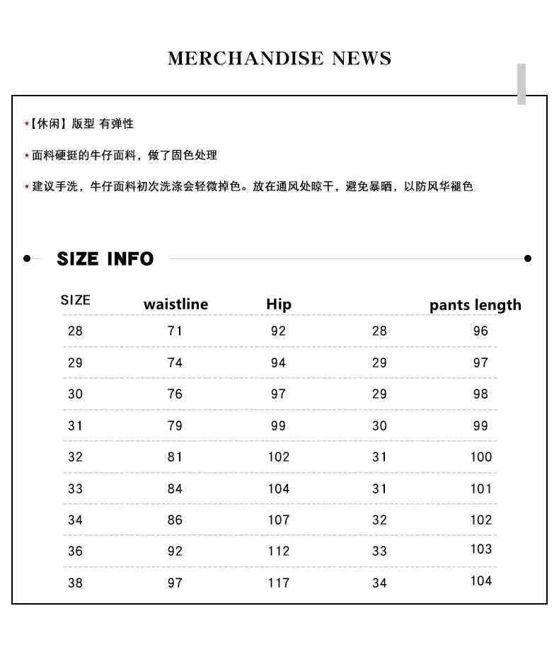 Vintage Straight Leg Jeans (Men’s Classic Casual Denim Pants)