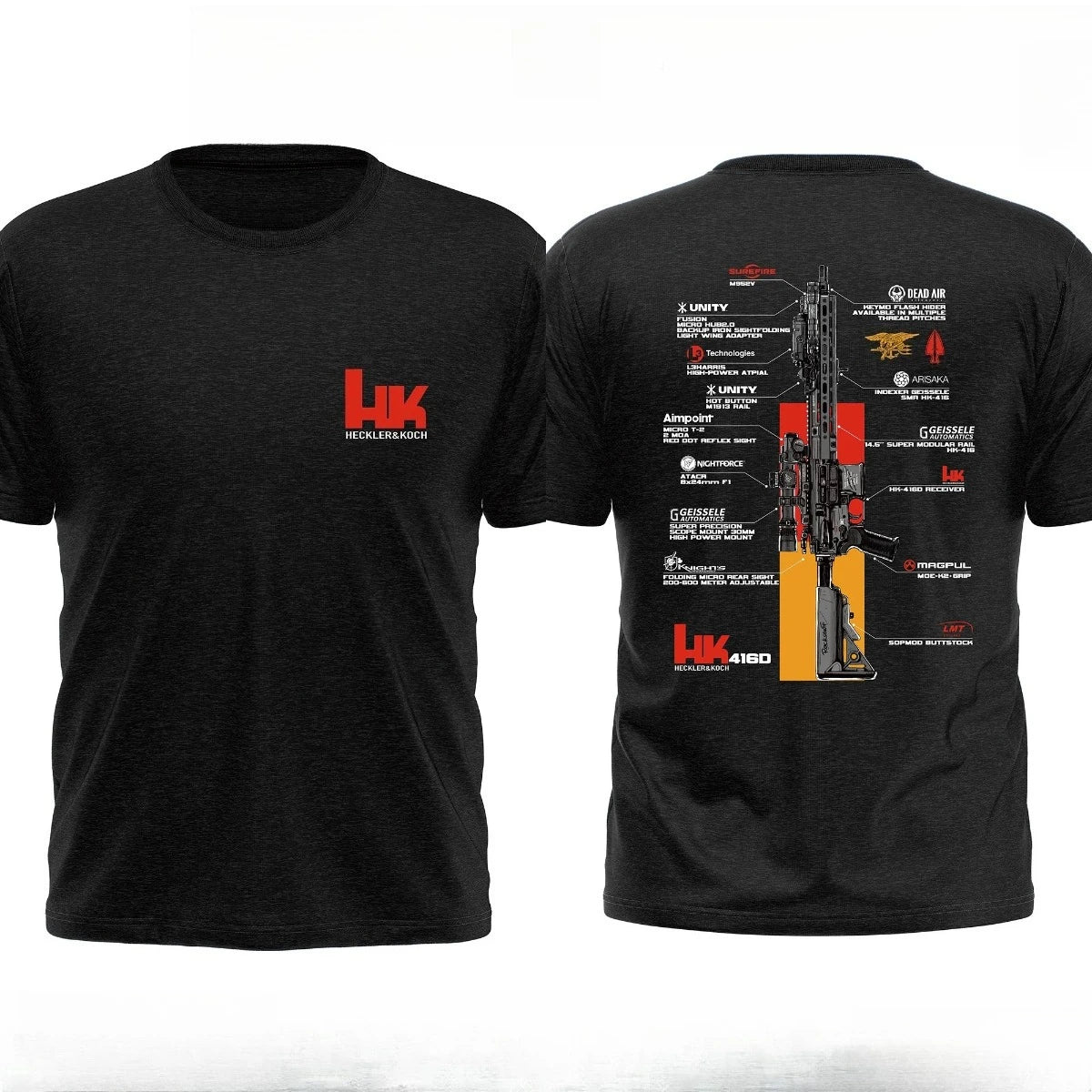 🔥 Camiseta gráfica oversize táctica DCDG