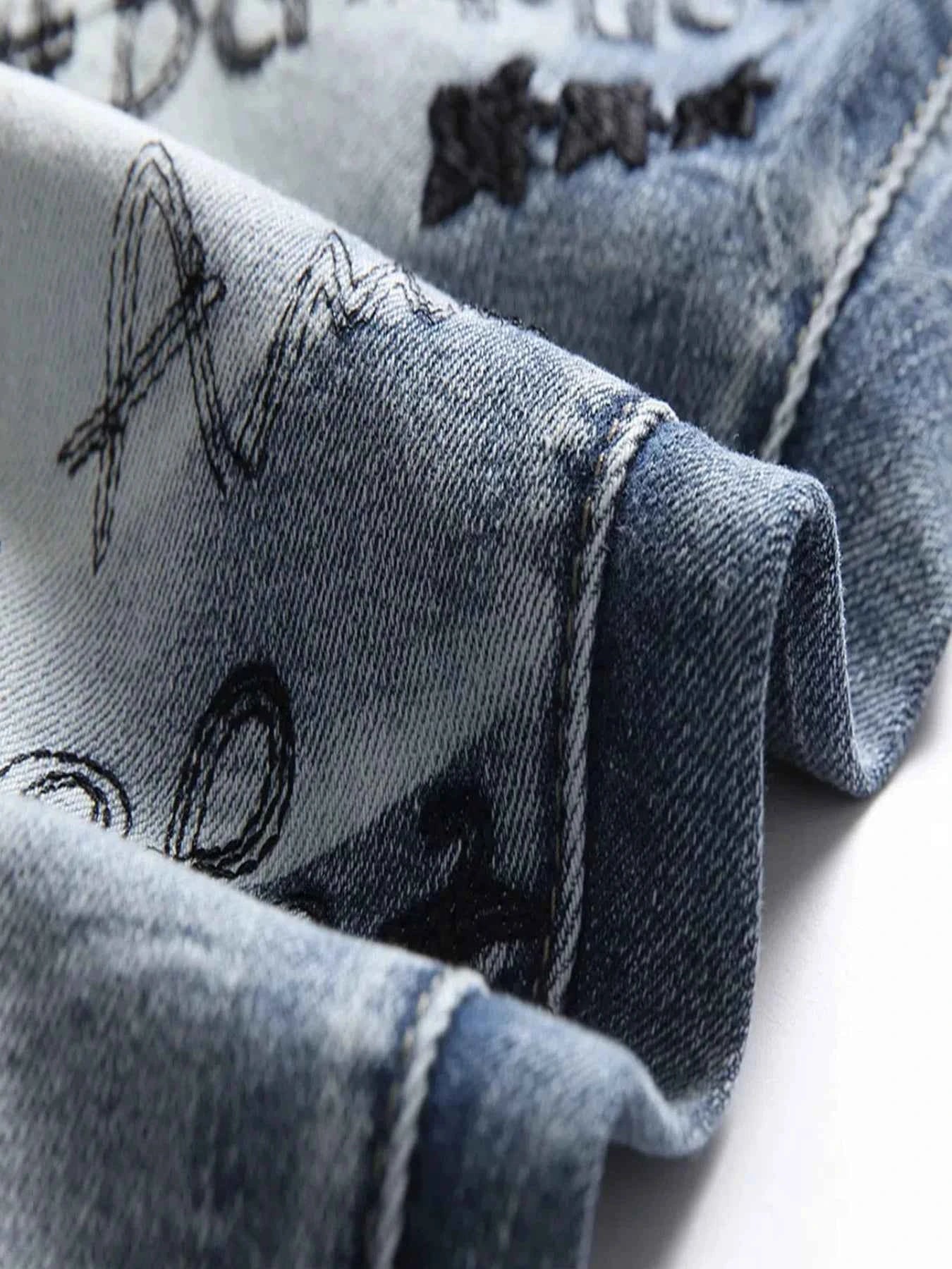 DCDG Punk Straight Jeans – Embroidered Street Edition