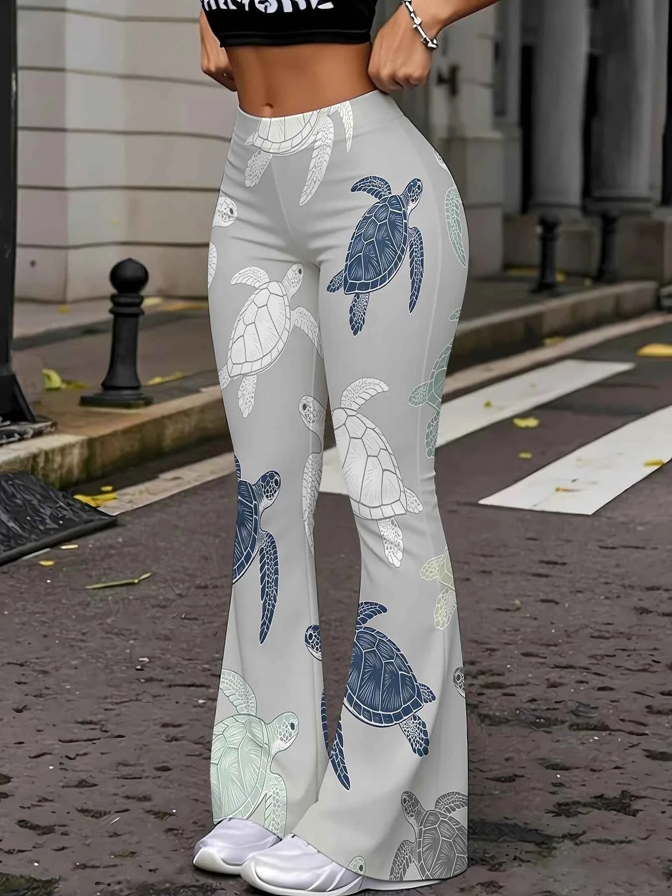 TPC OceanMuse Flare Pants™ – Sea Turtle Edition