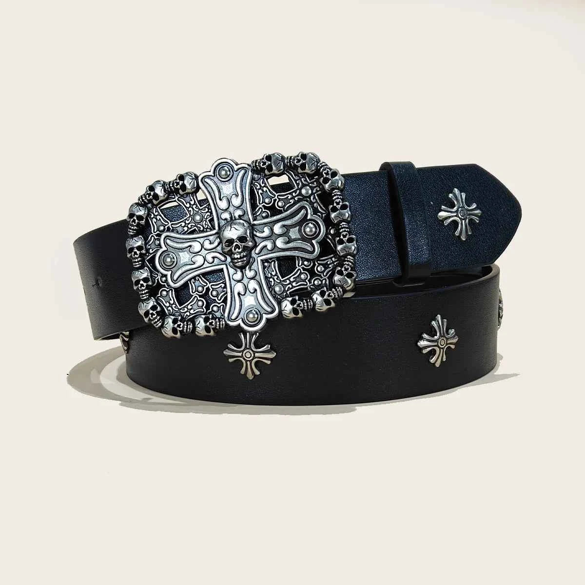 DCDG CrossRivet Belt™ – Punk Metal Street Edition