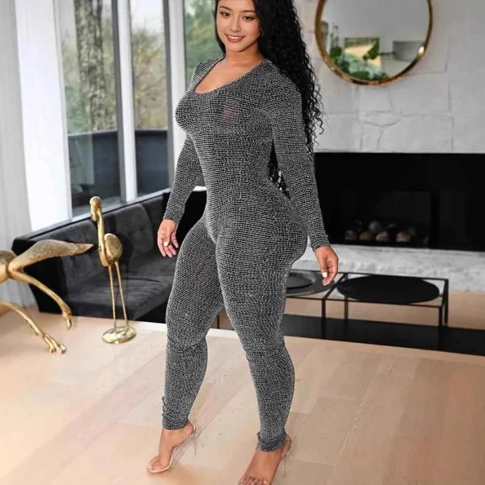 Sexy **Luxe Lace Up Leather Hollow Jumpsuits **