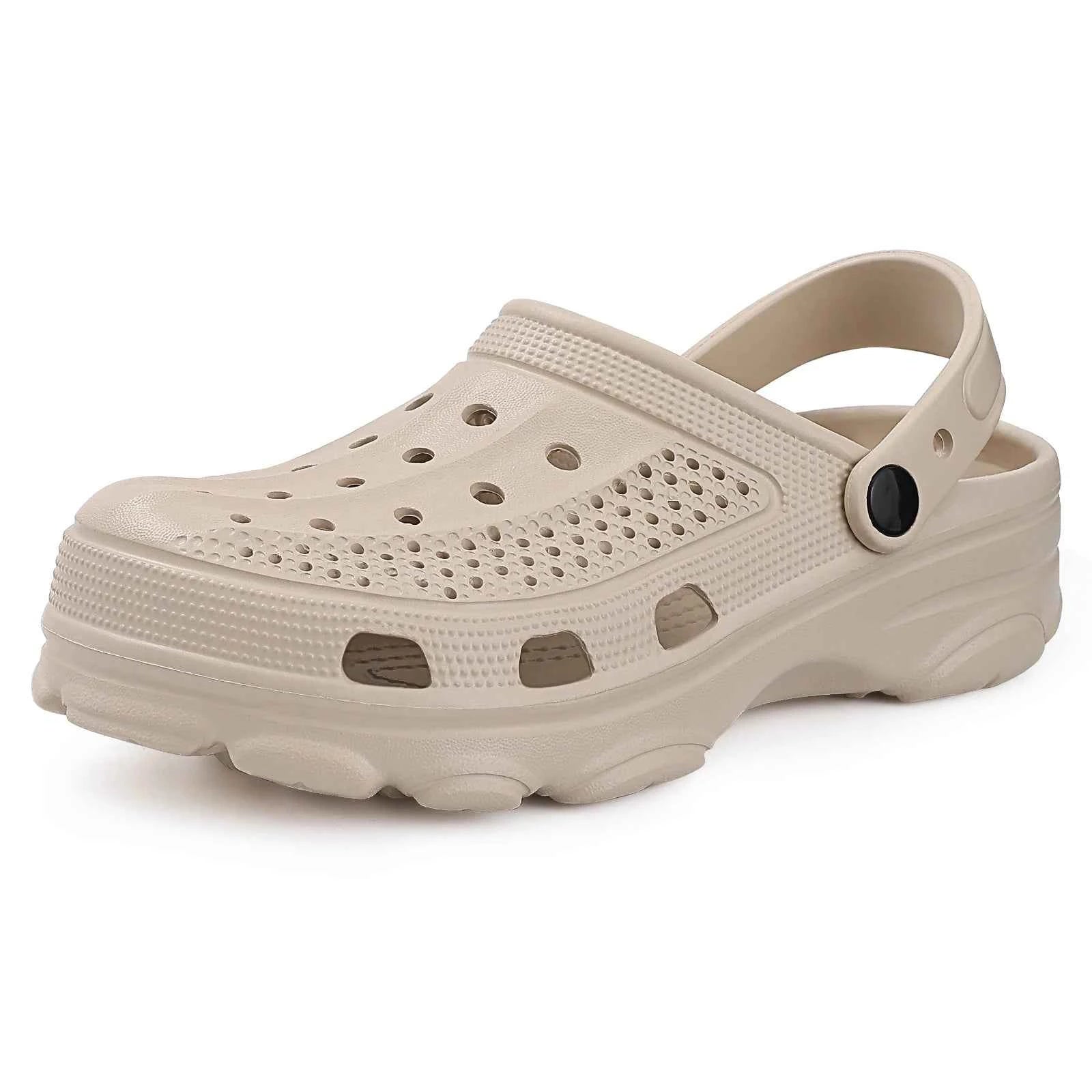 Pallene Fashion Clogs For Men EVA Light Hole Garden Shoes Outdoor Male Beach Sandals Home Bathroom Shoe Unisex Casual Slides
