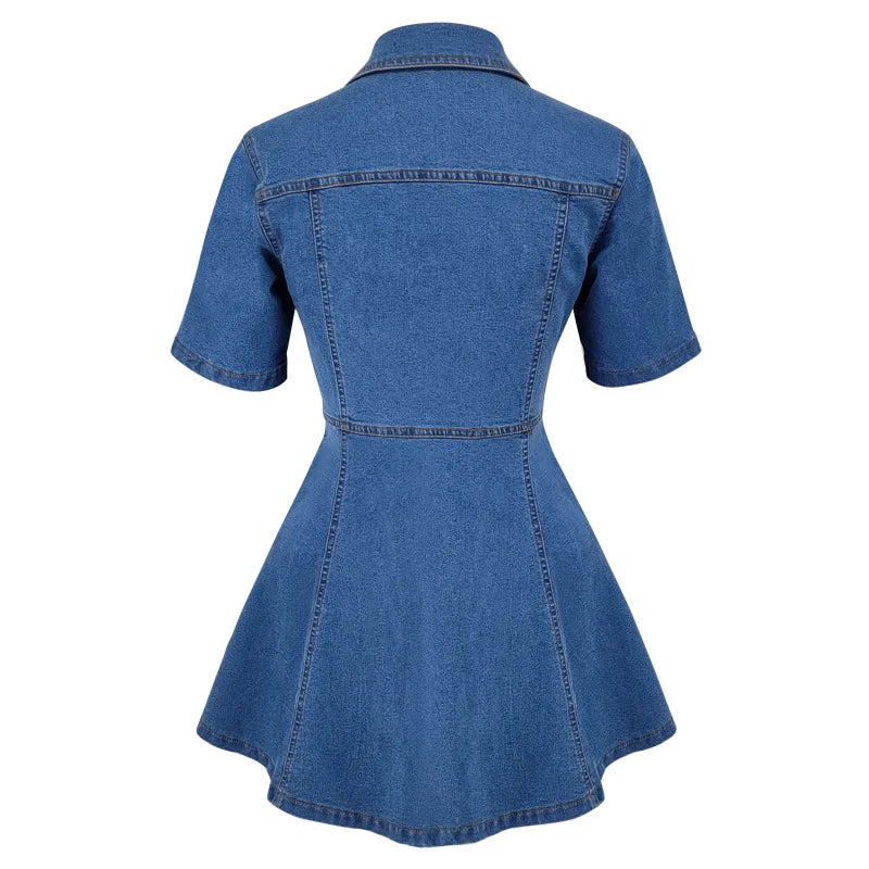 Denim Downtown Mini Dress