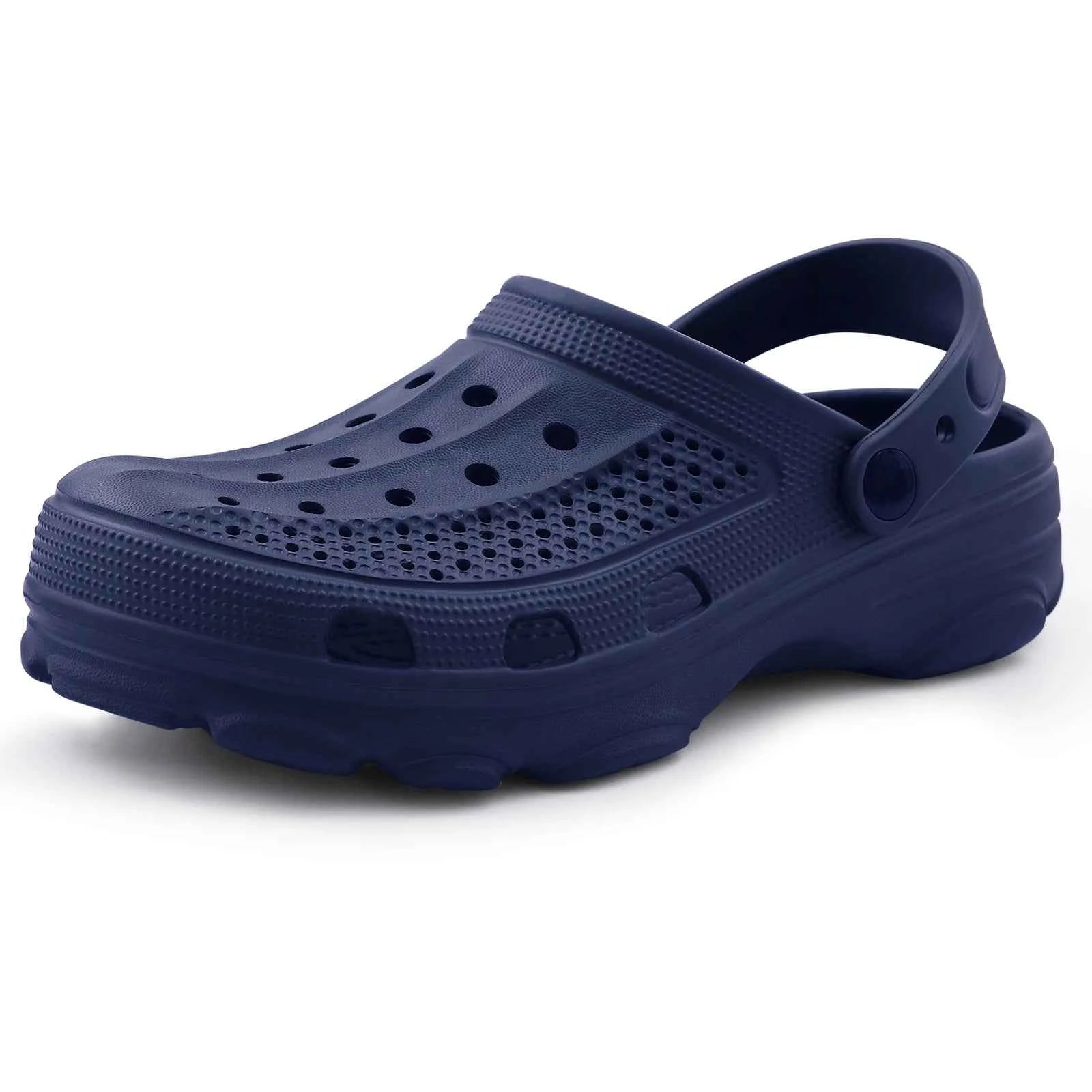 Pallene Fashion Clogs For Men EVA Light Hole Garden Shoes Outdoor Male Beach Sandals Home Bathroom Shoe Unisex Casual Slides