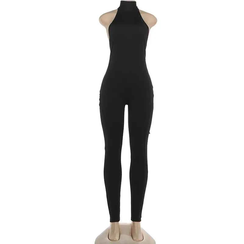 TPC Elevé Sculpt Jumpsuit™ – Backless Halter Street Edition