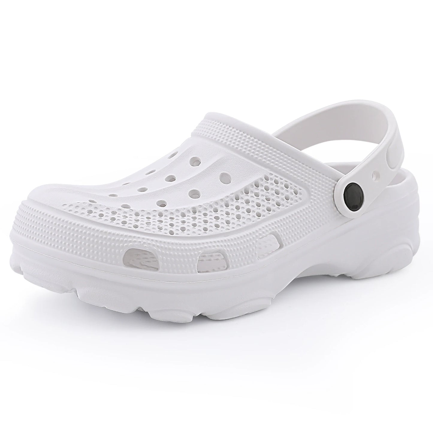 Pallene Zuecos de moda para hombre EVA Zapatos de jardín ligeros con orificios Sandalias de playa para hombre al aire libre Zapatos de baño para el hogar Sandalias casuales unisex