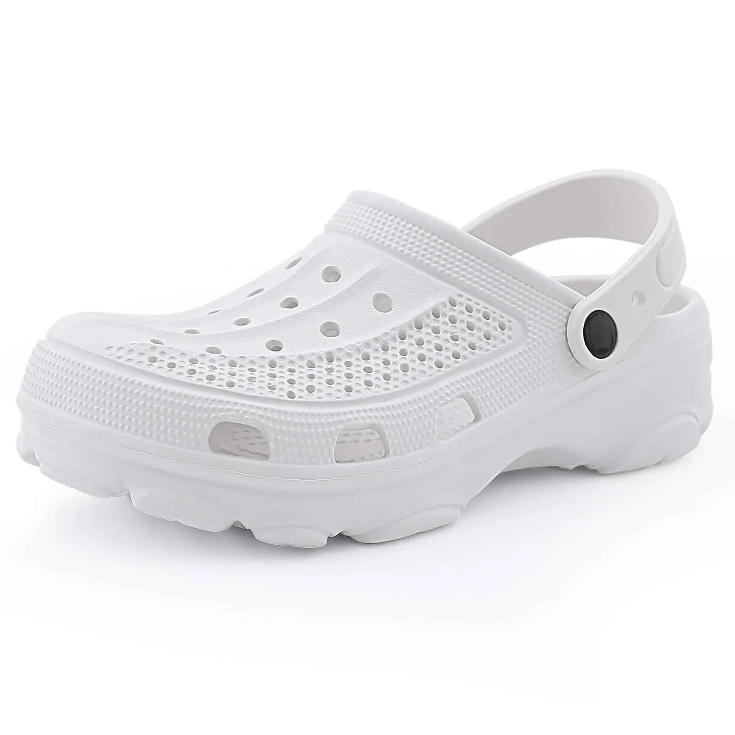 Pallene Fashion Clogs For Men EVA Light Hole Garden Shoes Outdoor Male Beach Sandals Home Bathroom Shoe Unisex Casual Slides