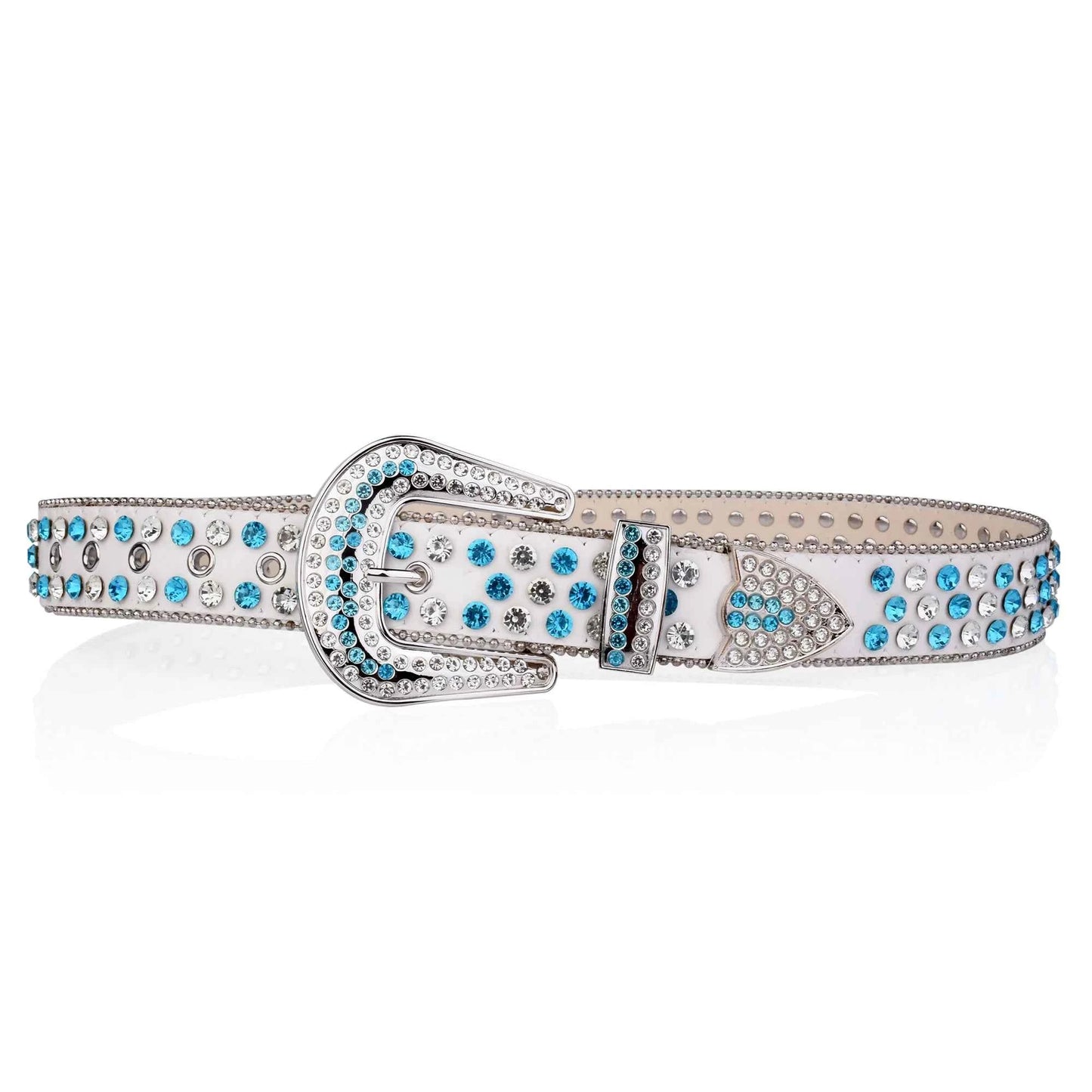 DCDG BlueNova Rhinestone Belt™ – Crystal Western Street Edition