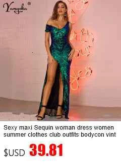 Sexy see through sequin summer dress women luxury mesh maxi birthday party dress elegant prom long evening dresses vestidos