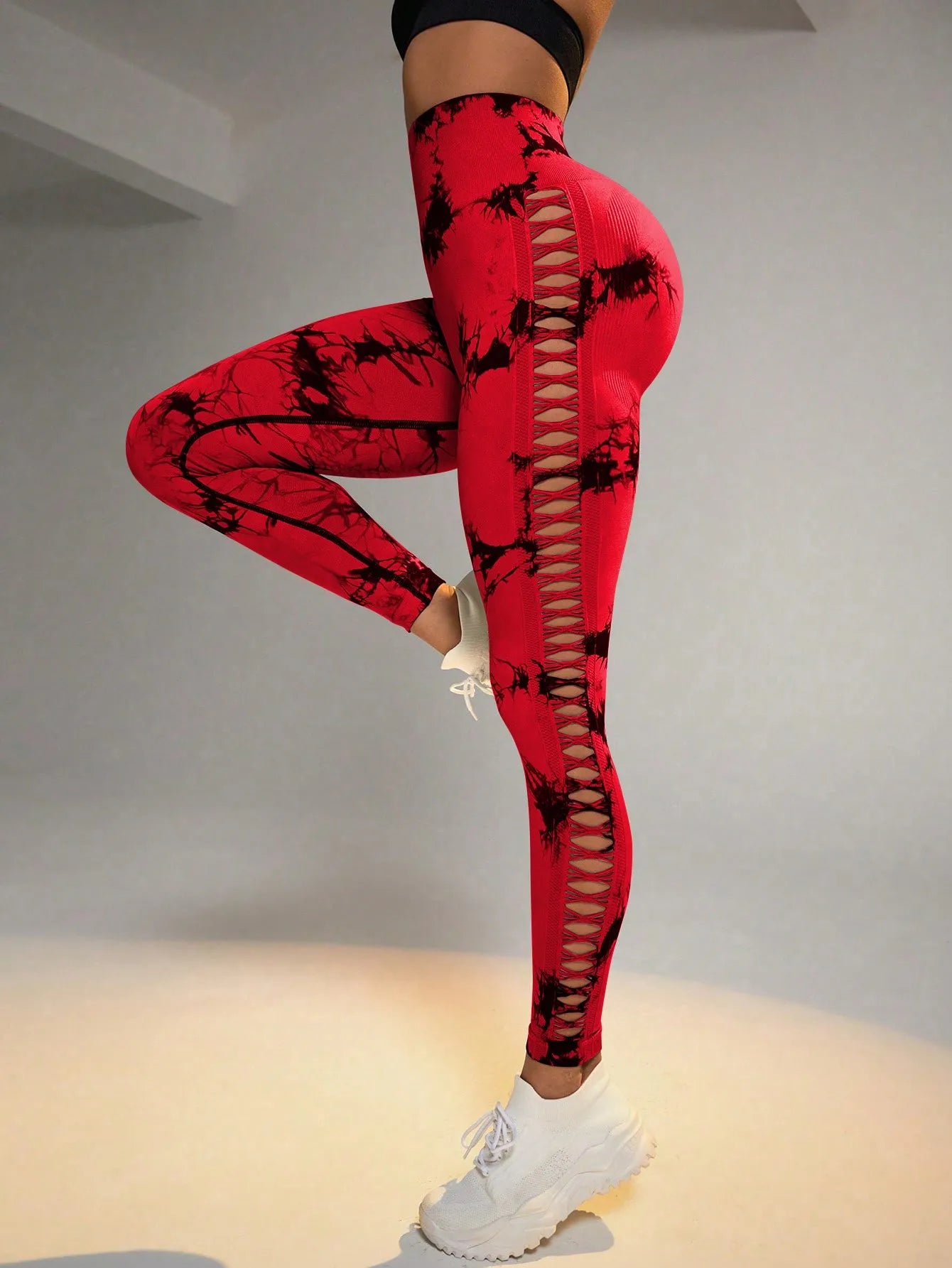 Tie Dye Seamless Scrunch Leggings