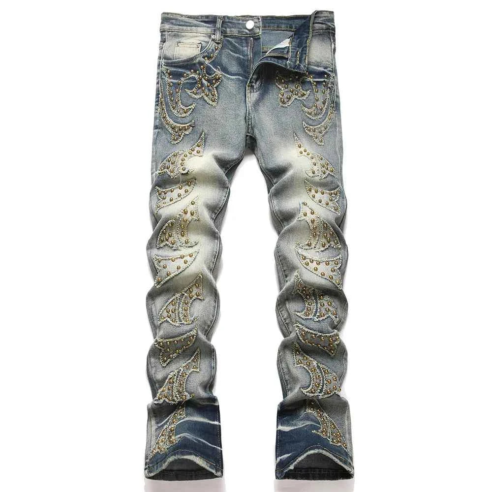 DCDG RivetFlux Bootcut Denim™ – Distressed Street Edition