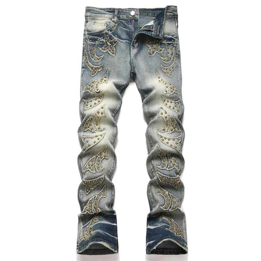 DCDG RivetFlux Bootcut Denim™ – Distressed Street Edition