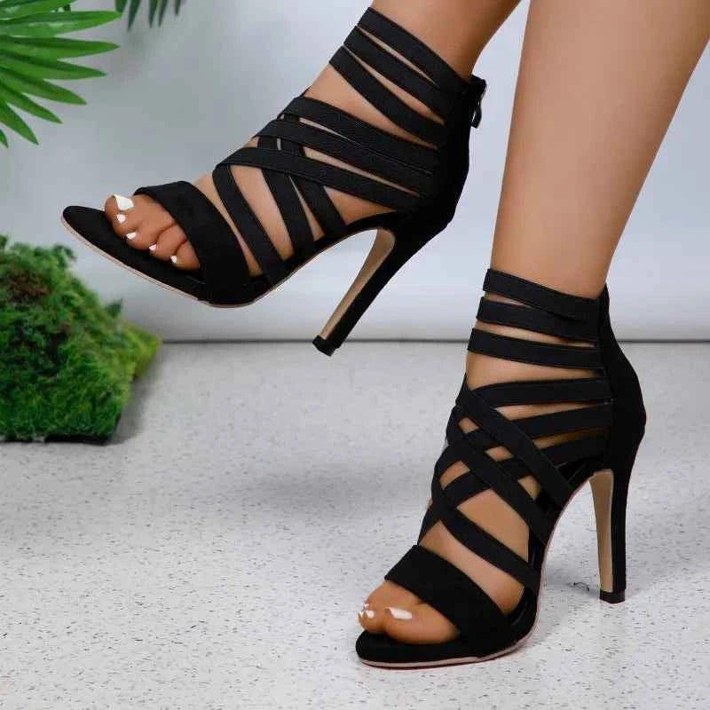 New 🔥 Summer Heat High-Heel Strap Sandals