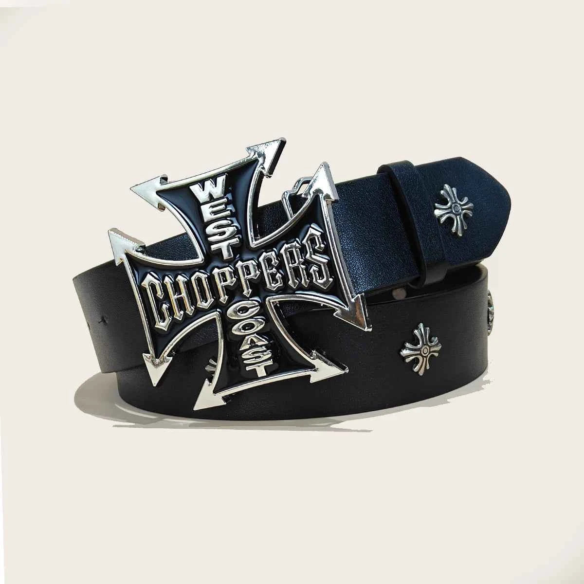 DCDG CrossRivet Belt™ – Punk Metal Street Edition