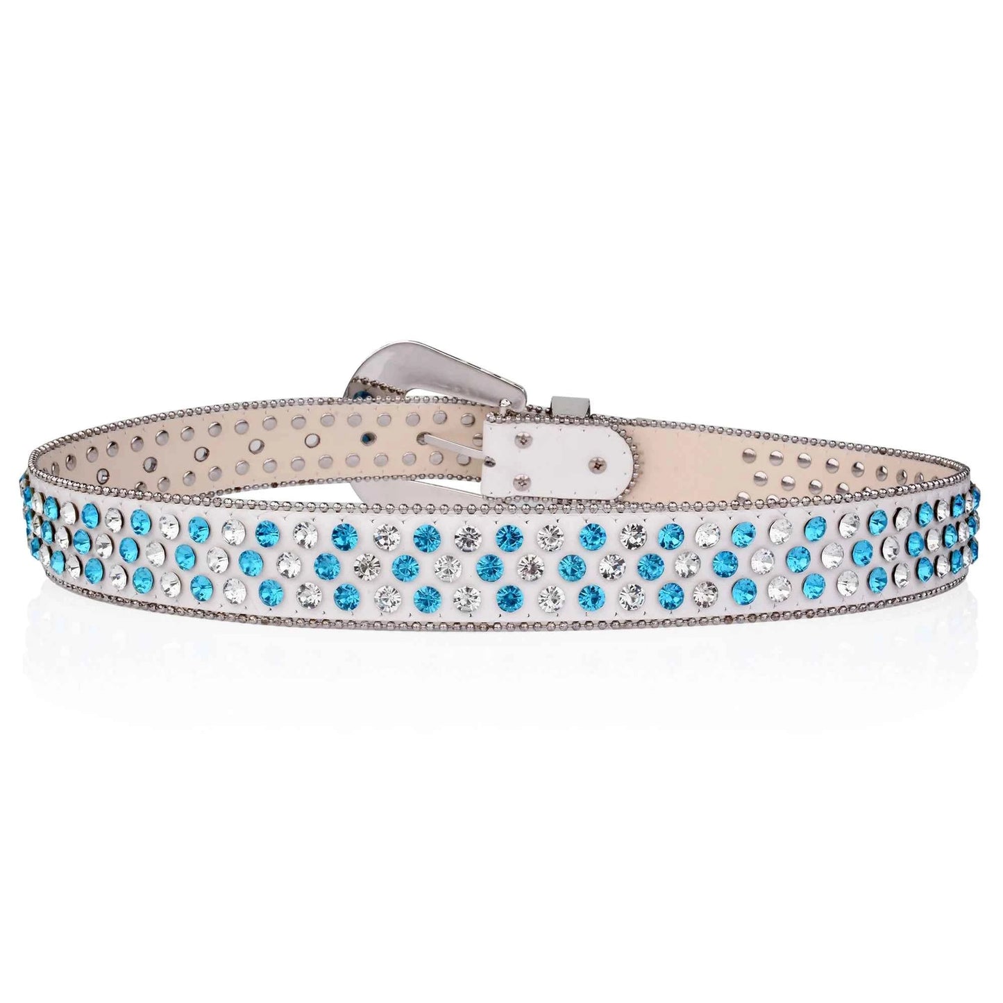 DCDG BlueNova Rhinestone Belt™ – Crystal Western Street Edition