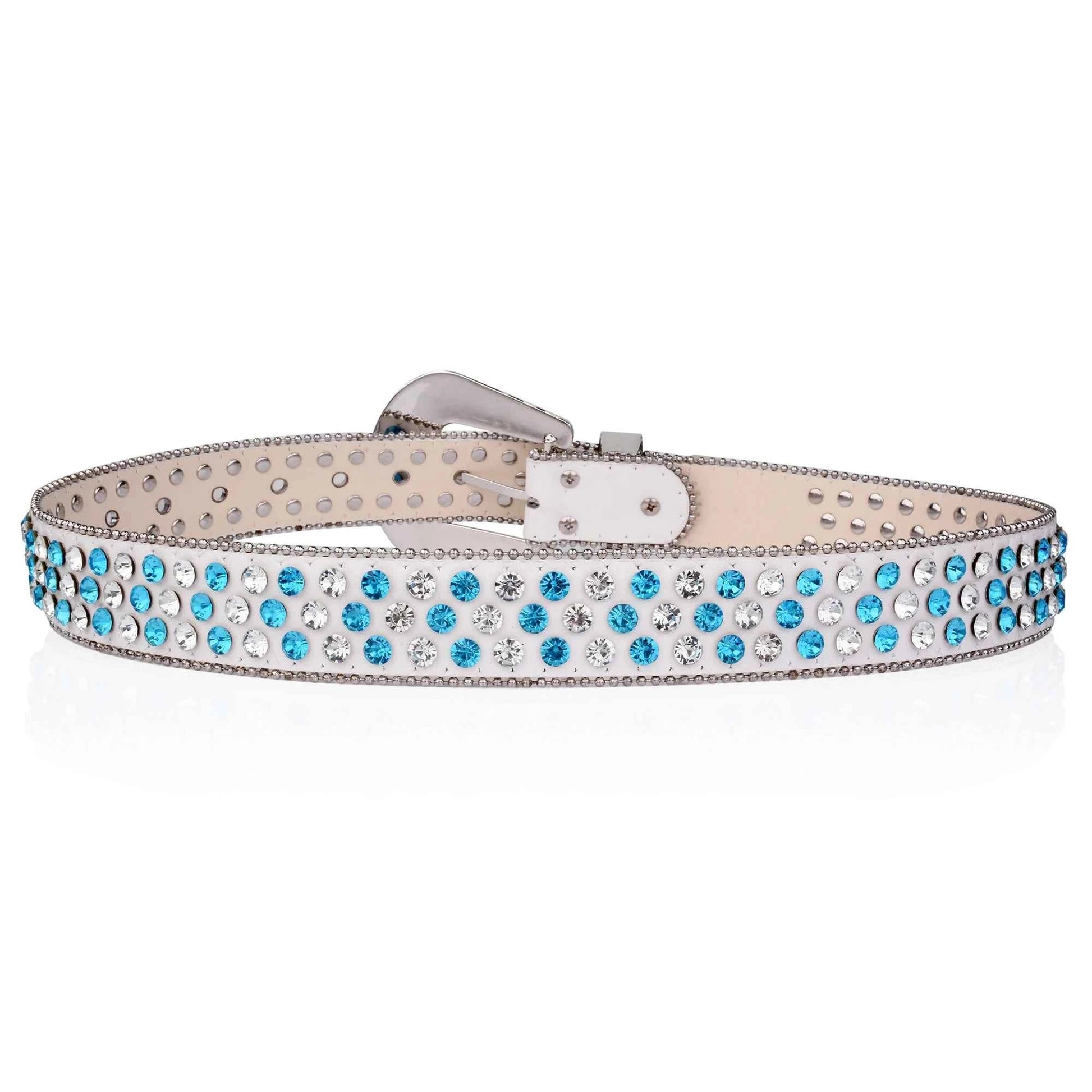 DCDG BlueNova Rhinestone Belt™ – Crystal Western Street Edition