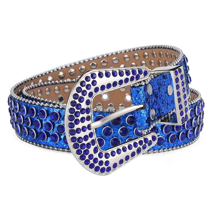 DCDG ShineRivet Belt™ – Y2K Punk Denim Edition