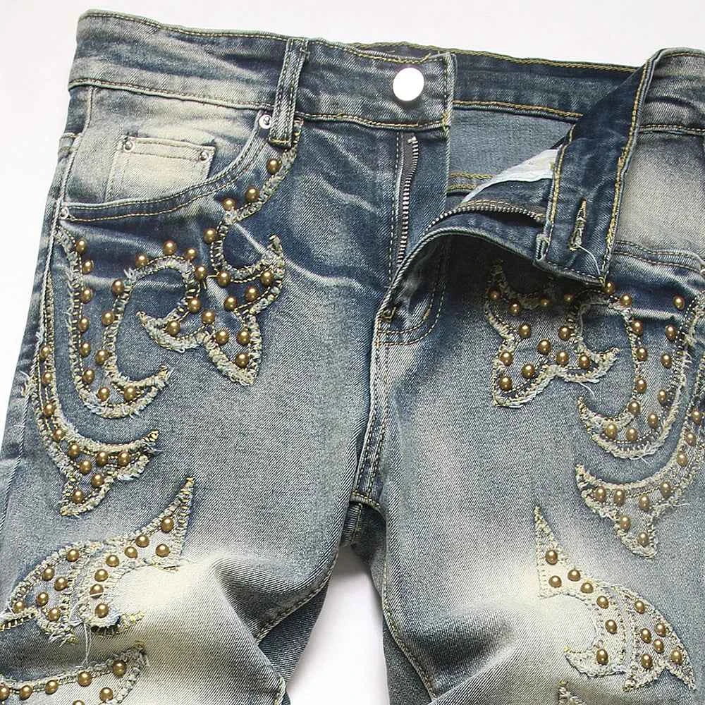 DCDG RivetFlux Bootcut Denim™ – Distressed Street Edition