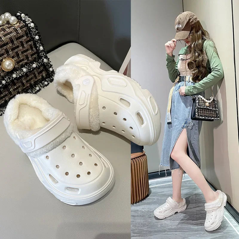 Cozy Cloud EVA Padded Platform Slippers