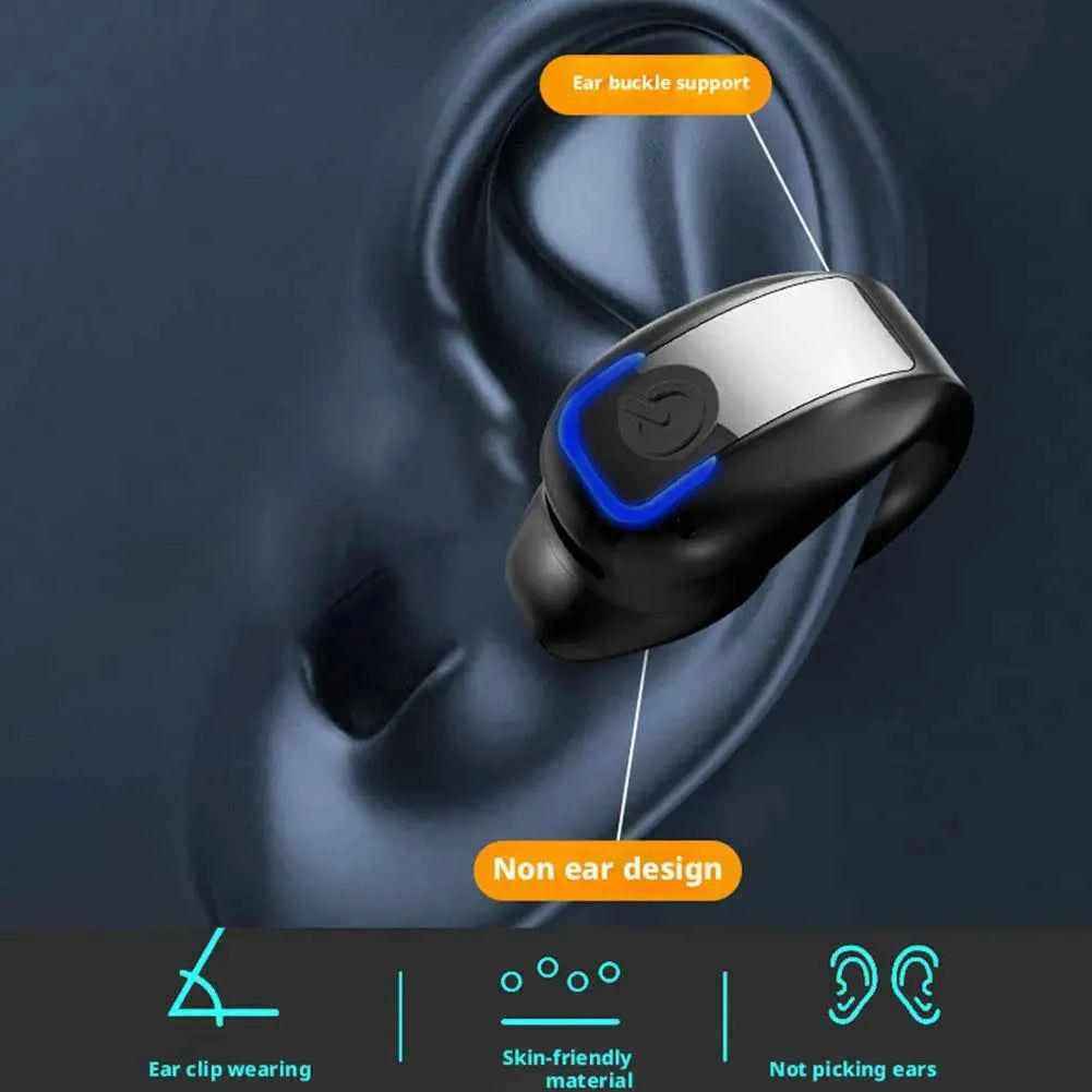 Wireless Bone Conduction Earphones – TWS HIFI Stereo Handsfree Earbuds with Mic