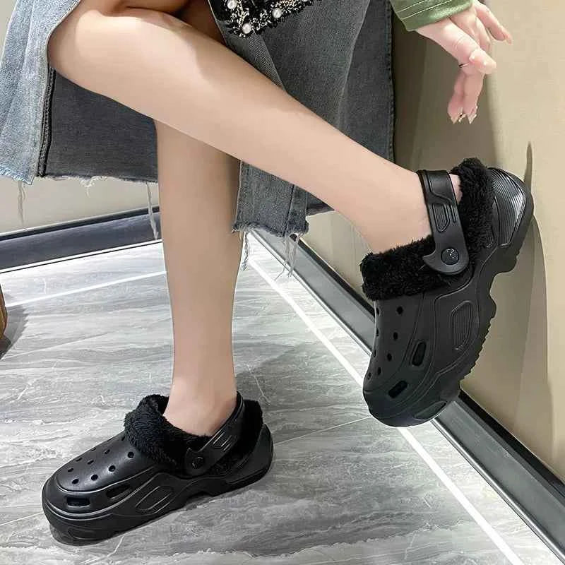 Cozy Cloud EVA Padded Platform Slippers