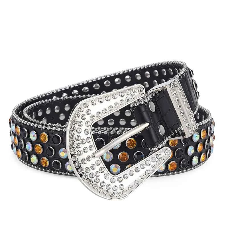 DCDG ShineRivet Belt™ – Y2K Punk Denim Edition