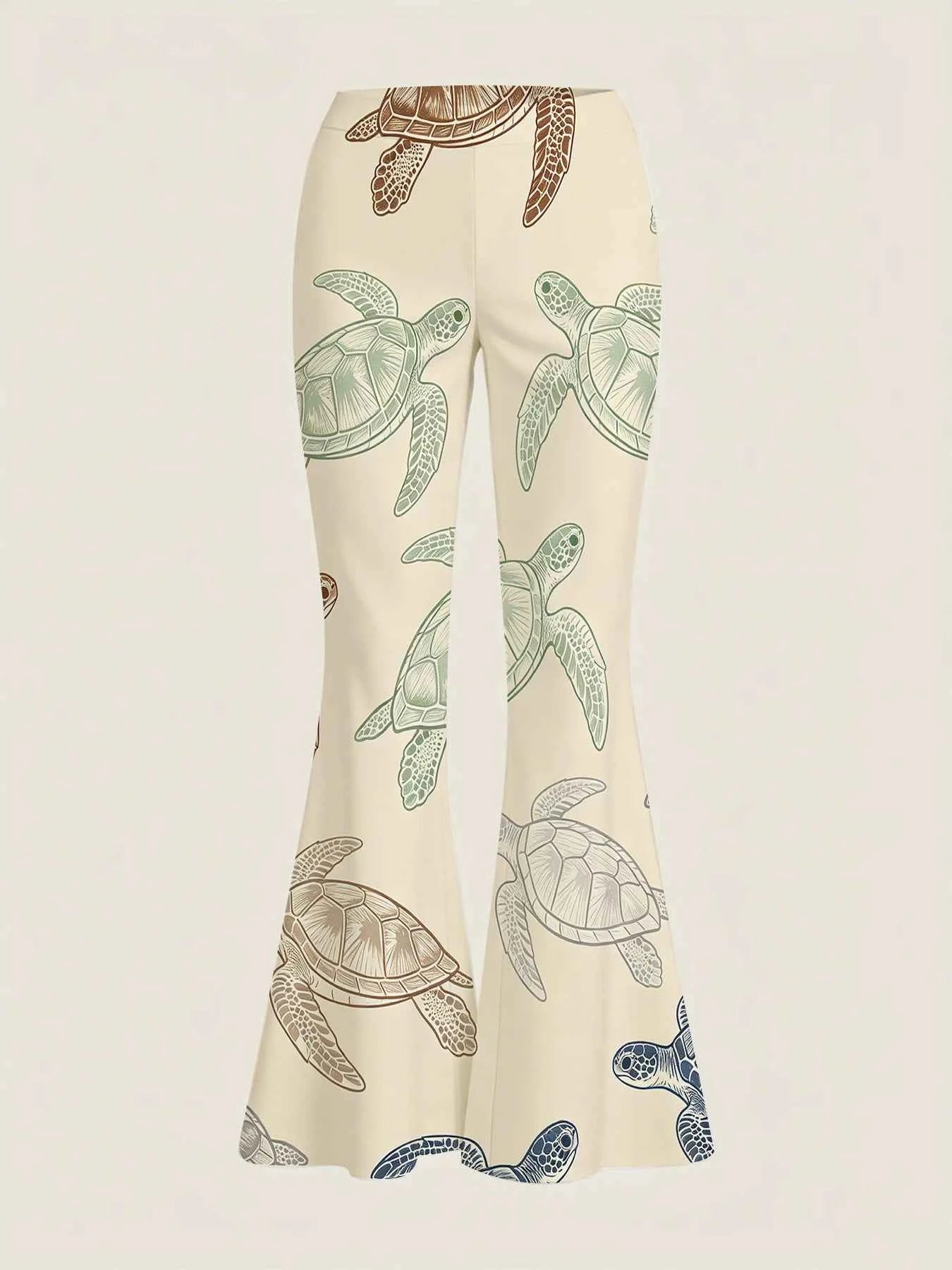 TPC OceanMuse Flare Pants™ – Sea Turtle Edition