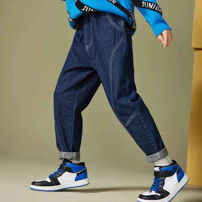 Kids Stretch Skinny Jeans (Elastic Waist Denim Pants for Boys & Girls)