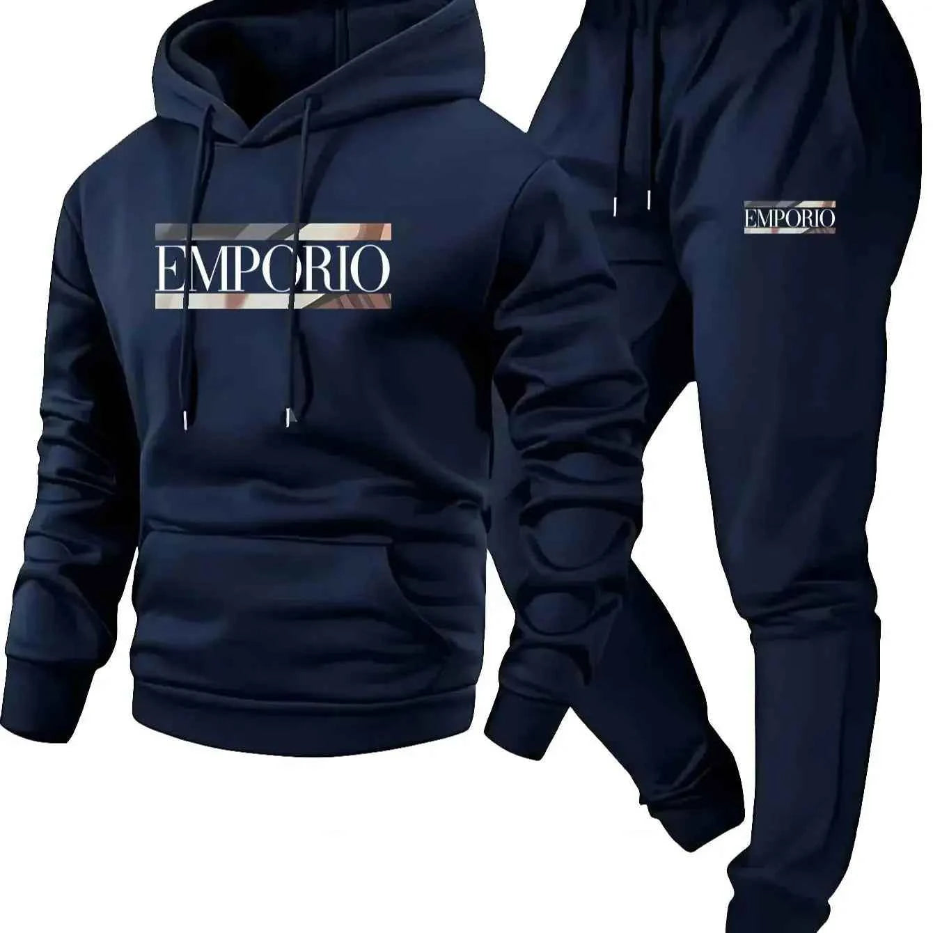 Men’s Autumn & Winter Hooded Sports Set