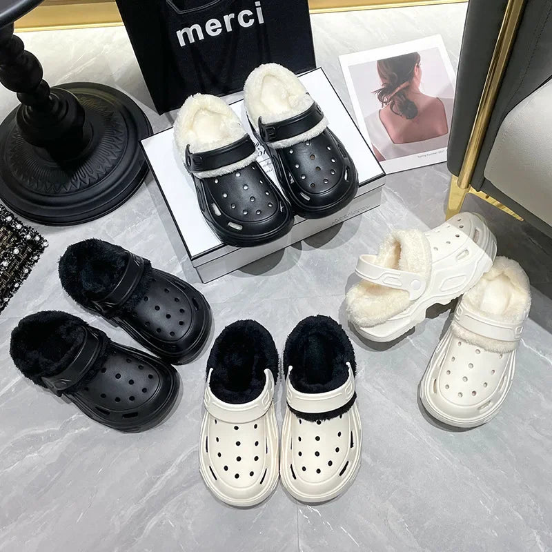 Cozy Cloud EVA Padded Platform Slippers