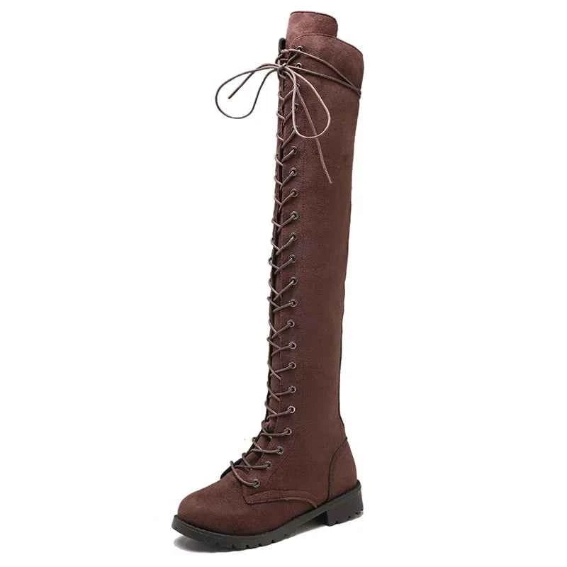 Midnight Rebel Over-The-Knee Boots