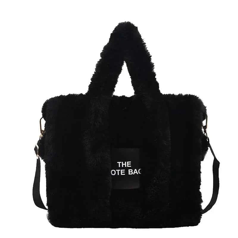 The LuxePop Plush Tote