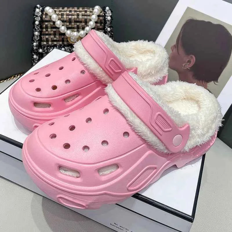 Cozy Cloud EVA Padded Platform Slippers